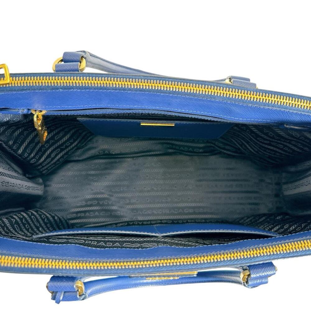 PRADA Blue Leather Shoulder Bag - Picture 15 of 16